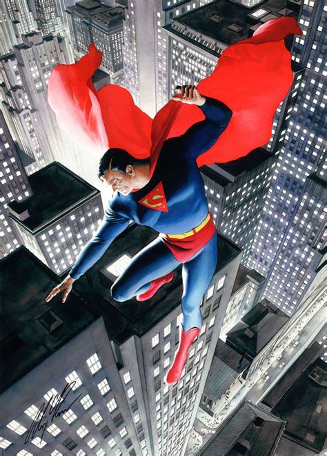 Superman By Alex Ross I Own This Limited Edition Artwork On Canvas