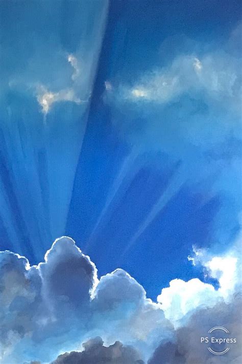 Dafür wird mit dem aquarellstift zunächst der baumstamm vorgezeichnet. Himmel Wolken malen, mit Acryl, Lasurtechnik, Tutorial ...