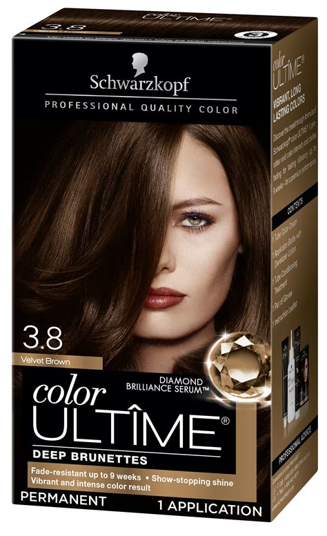 Schwarzkopf Color Ultime Permanent Hair Color Cream 38 Velvet Brown