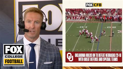Joel Klatt Likes Where Nebraska Is Headed After A Tough Loss To Oklahoma In The Booth CFB On