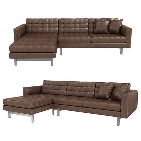 American Leather Parker Sofa 3d Model Cgtrader