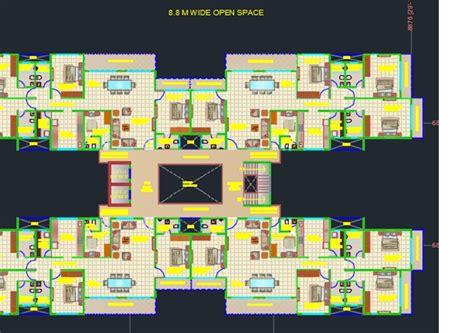 In this article we will cover the principle steps of how to export a floor plan drawing from autocad and render it with adobe photoshop. residential building rendered floor plan - CAD Files, DWG ...
