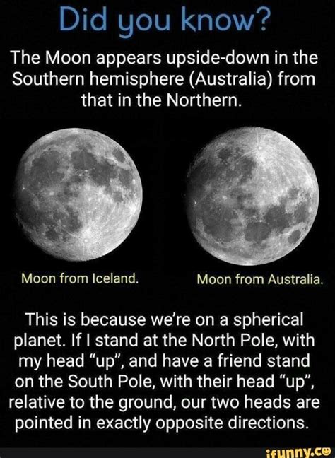 This new moon is also a total solar eclipse. Did you know The Moon appears upside-down in the Southern ...