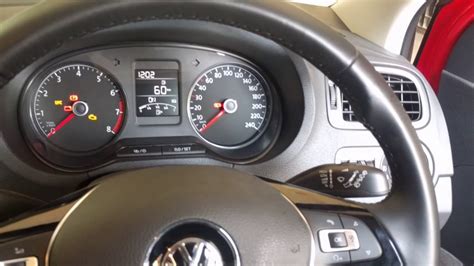 Warning Lights Warning Sounds In Volkswagen Polo Youtube