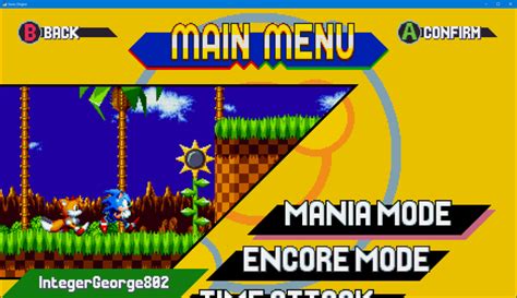 Origins Mania Sonic Origins Mods