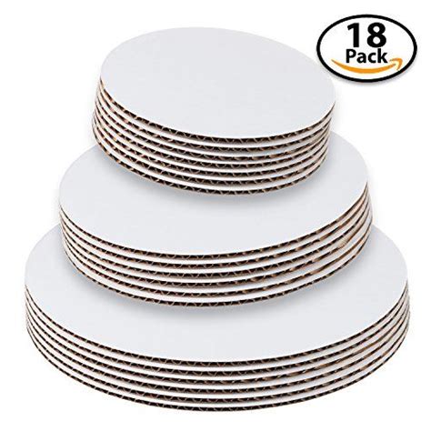 Starmar Set Of 18 Cake Board Rounds Circle Cardboard Base 6 8 And