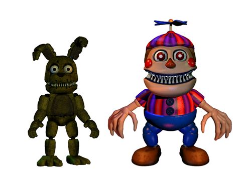 Plushtrap And Nightmare Bb By Spring O Bonnie On Deviantart