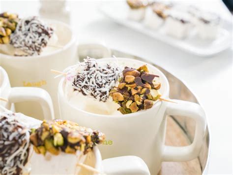 Cardamom White Hot Chocolate With Pistachio And Coconut