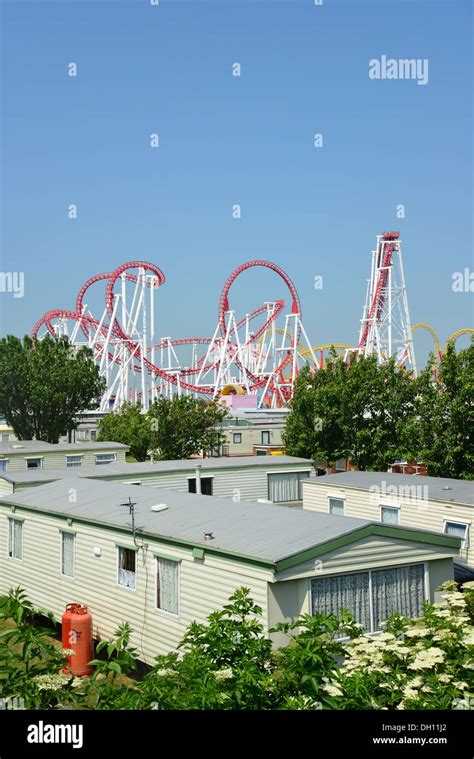 The Millenium Rollercoaster At Fantasy Island Theme Park Ingoldmells