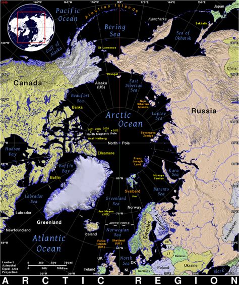 Arctic Public Domain Maps By Pat The Free Open Source Portable Atlas