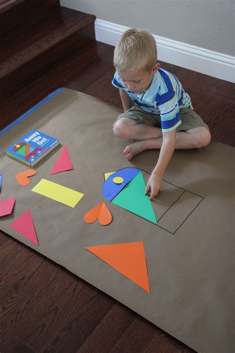 Toddler Approved! Shape Activities for Preschoolers {Away We Go