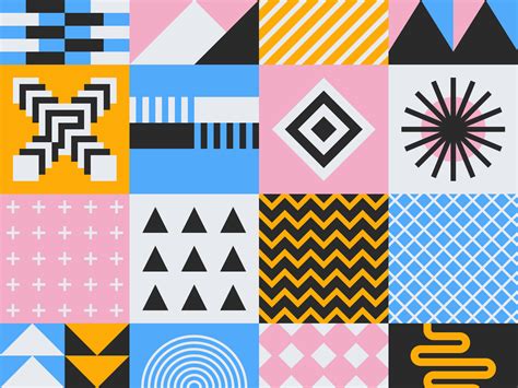 Seamless Geometric Pattern Bundle By Neo Geometric 👁️ On Dribbble