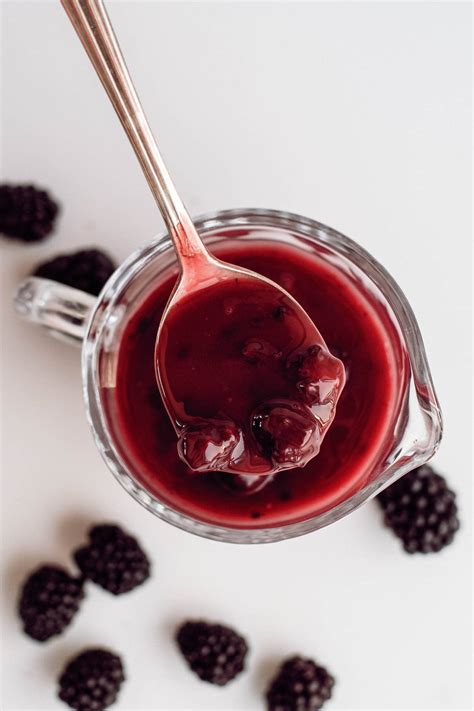 Easy Blackberry Syrup Recipe Recipe Lauren S Latest