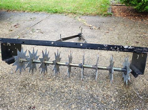 Craftsman 36 Inch Spike Lawn Aerator Tow Behind Rolling Soil Penetrator