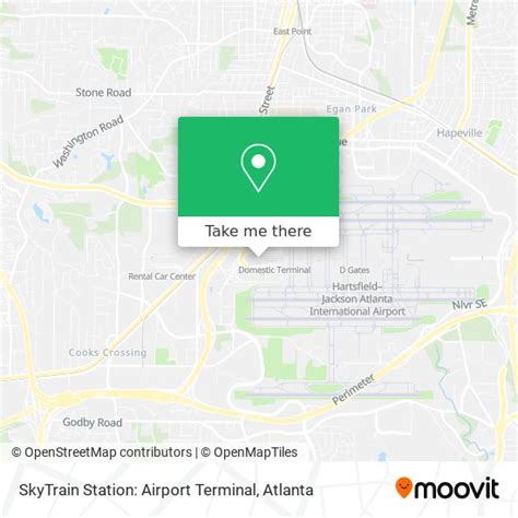 How To Get To Skytrain Station Airport Terminal In College Park By Bus