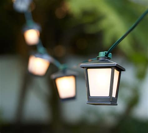 Malta Mini Lantern String Lights Pottery Barn