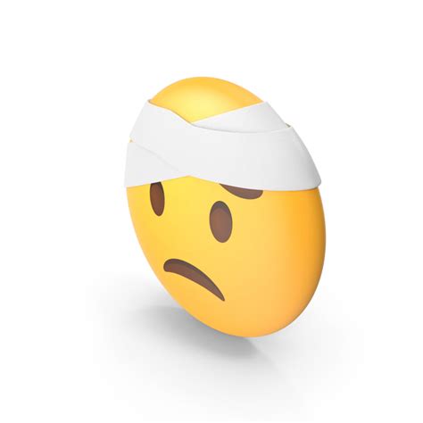 Face With Head Bandage Button Emoji Png Images And Psds For Download