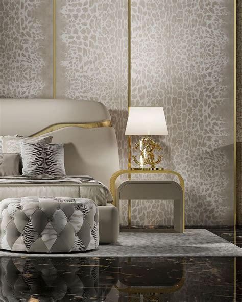 Roberto Cavalli Home A Bedroom With A Sophisticated Mood And Da