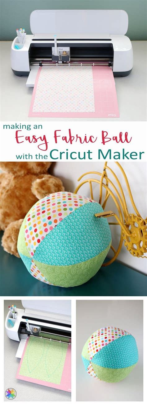 You can build this simple diy craft desk right into the wall, so it saves space. Making an Easy Fabric Ball with the Cricut Maker | Fabric ...