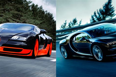 Vídeo Bugatti Chiron Vs Bugatti Veyron Super Sport En El Cuarto De