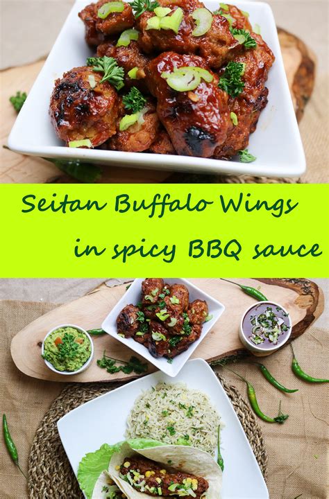 One batch of seitan tenders should make about 25 to 30 wing sized pieces. BBQ Seitan Buffalo Wings | Recipe | Seitan, Buffalo wings ...