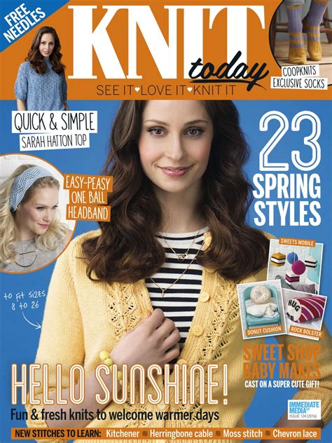 Knit Today Magazine May 2016 Back Issue