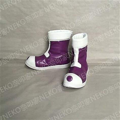 Hunter X Hunter Killua Zoldyck Anime Cosplay Shoes Purple Boots Custom