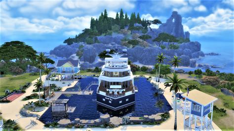Sim House Design Workshop Sims 4 Island Life 岛屿天堂
