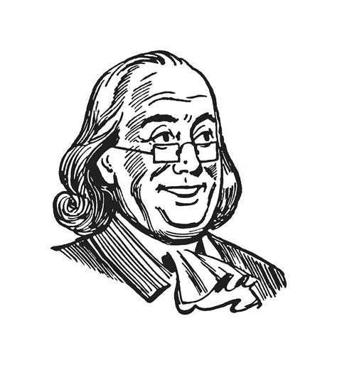 Benjamin Franklin Drawing By Csa Images Fine Art America