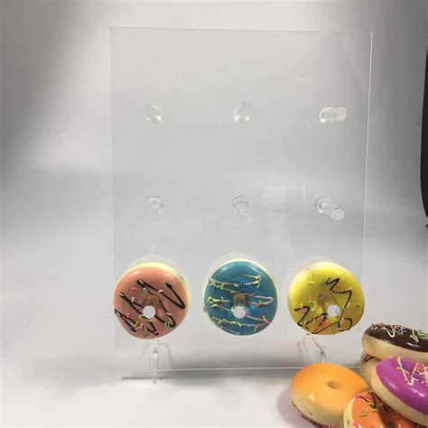Reusable Acrylic Donut Standclear Donut Wall On Table Donuts Rack