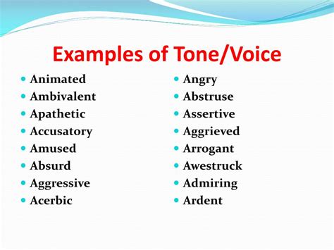 Tone Poem Examples