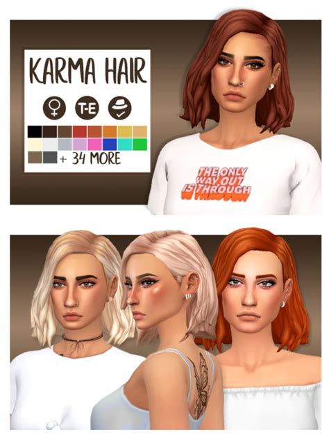 Karma Hair By Wild Pixel Via Tumblr Female Hair Short Wavy