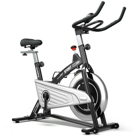 Gymax 30lbs Stationary Training Bike Exercising Spinning Bicycle W