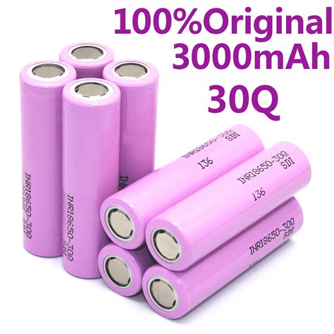 37 V 3000mah 18650 Batterie Für Samsung 30q Inr 18650 30q 20a Lithium