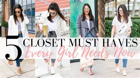 5 CLOSET MUST HAVES EVERY GIRL NEEDS NOW *Closet Essentials* | LuxMommy
