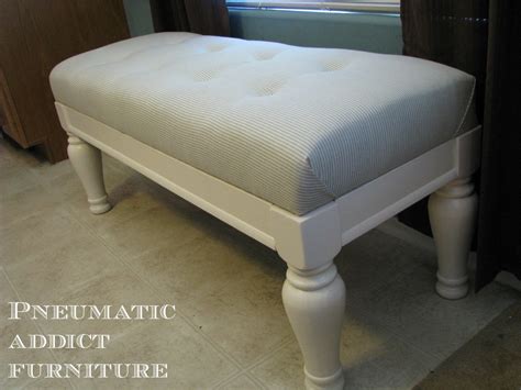 An upholstered bench is a great piece for a contemporary home: Ana White | Tufted Upholstered Benches - DIY Projects
