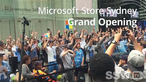 Microsoft Store Sydney Grand Opening 2 Minutes Youtube