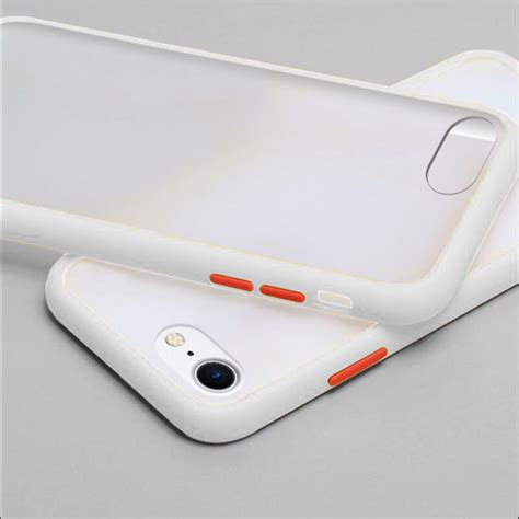 Apple Iphone 6s Plus Kılıf Beyaz Zebana Stylish Silikon Kenar Kılıf