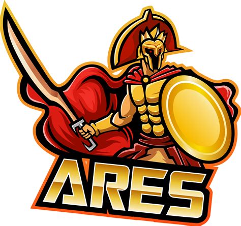 Ares Esport Mascot Logo Design By Visink Thehungryjpeg