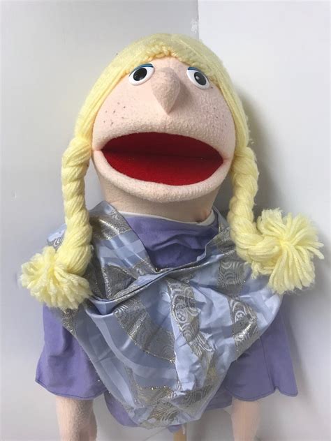 Soft Body Woman Puppet Half Body Puppet Handmade Puppet Etsy