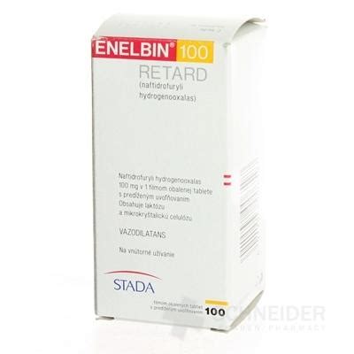 Доставка за сутки по украине. ENELBIN 100 RETARD | Schneider lekáreň