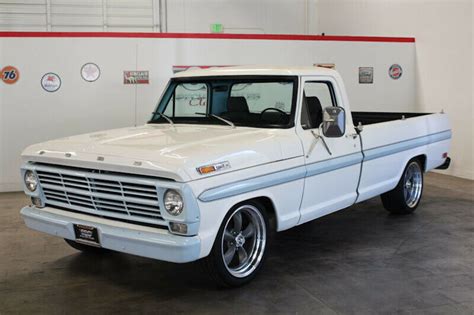 1968 Ford F100 177833 Miles White Pickup Large Window For Sale In