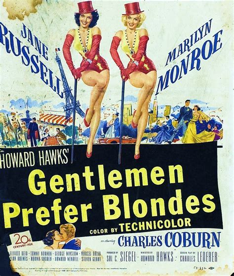 Gentlemen Prefer Blondes Poster Gentlemen Prefer Blondes Photo 10896399 Fanpop