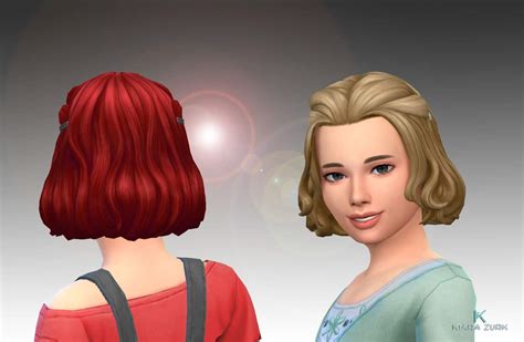 Yumi Hairstyle For Girls Mystufforigin Sims 4 Hairs