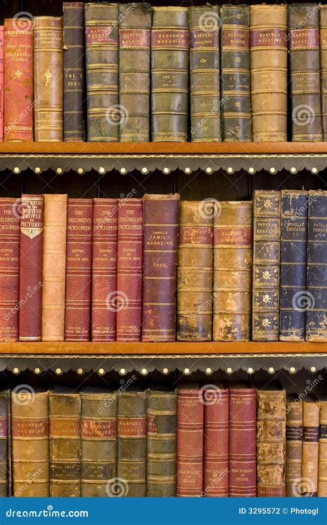 Lots Of Old Books In A Library Stock Photo Image Of Adult Classics