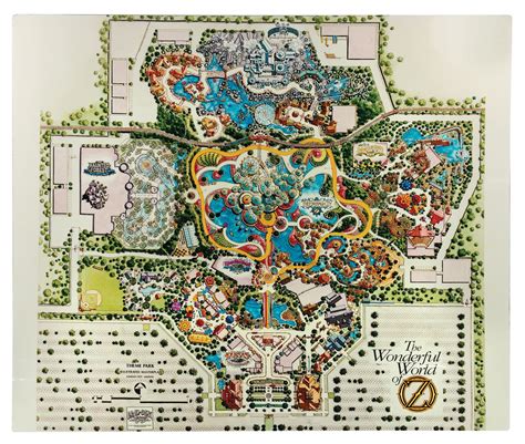 The Wonderful World Of Oz Park Illustrated Masterplan