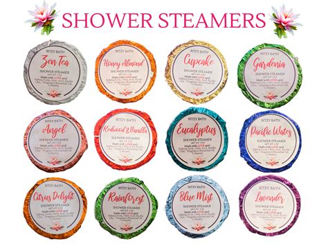 Shower Steamers Shower Steamer T Set Assorted Shower Etsy