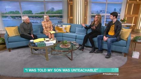 carol vorderman close to tears as she recalls how her son was badly bullied at school