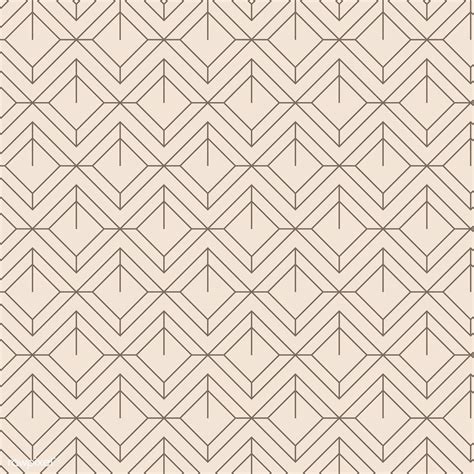 Beige Geometric Patterned Background Vector Free Image By Rawpixel