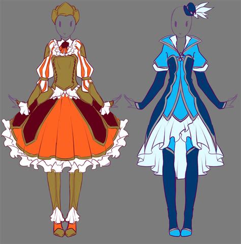 2014 August Outfits Commissions 1 By Rika Dono On Deviantart
